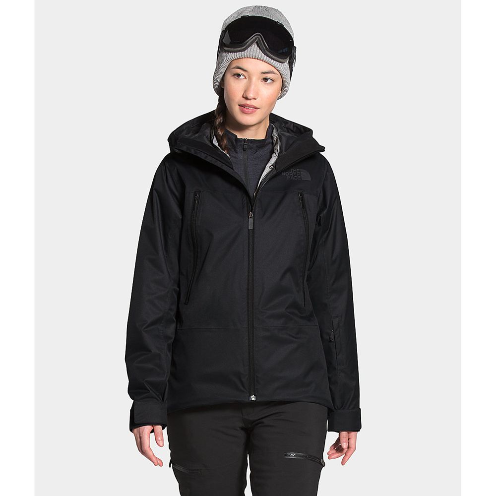 The North Face Insulated Jacket Womens Australia - The North Face Clementine Triclimate® Black / Gre